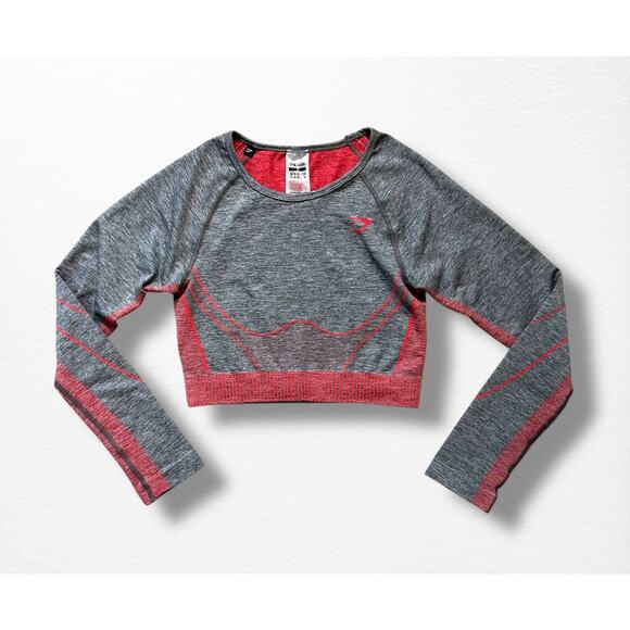 Gymshark Hyper Amplify Long Sleeved Crop Top, Size S - Picture 2 of 7